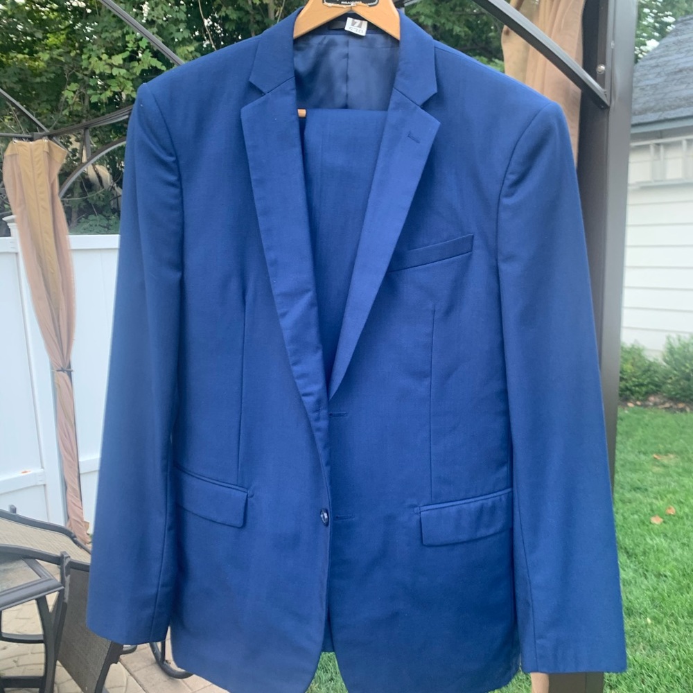 Royal Blue men’s suit (Slim Fit)